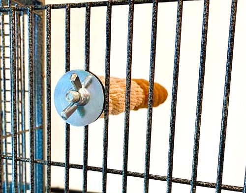 Show full view: Polly's Pet Products Sand-E-Rope Nail Trimming Bird Perch, Brown, Medium slide 5 of 6