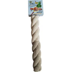 Polly's Pet Products Sand-E-Rope Nail Trimming Bird Perch, Color Varies, Large