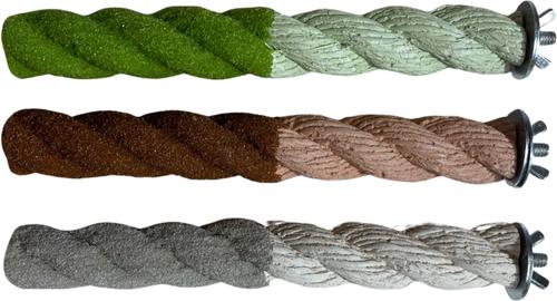 Show full view: Polly's Pet Products Sand-E-Rope Nail Trimming Bird Perch, Green, Small slide 4 of 8