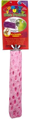 Show full view: Polly's Pet Products Watermelon Flavor Tooty Fruity Bee Pollen Bird Perch, Pink, Medium slide 1 of 8