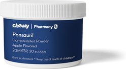 Ponazuril Compounded Powder for Animals Apple Flavored, 2-GM/TSP, 30 scoops