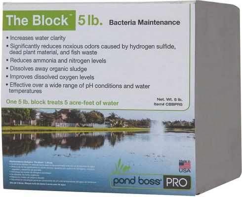 Show full view: Pond Boss The Block Water Care, 5-lb block slide 2 of 4