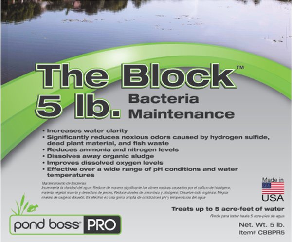 Pond Boss The Block Water Care, 5-lb block