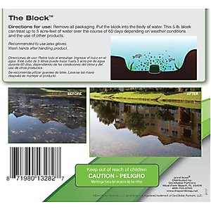 Pond Boss The Block Water Care, 5-lb block