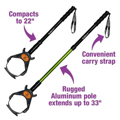 Show full view: Pooch Approved Products GoGo Stik Catch-N-Go! Portable Poop Catcher/Scooper with Waste Bag Holder & Roll Bag Dispenser, 24-32-in slide 4 of 10