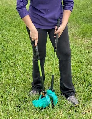 Show full view: Pooch Approved Products GoGo Stik E-Z Clean Pooper Scooper Set + Frisco Handle Dog Poop Bag, Scented, 120 count slide 5 of 7