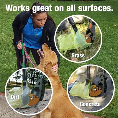 Show full view: Pooch Approved Products GoGo Stik XP Pro & Rake Poop Scooper Set with Storage Clip, 37-in slide 3 of 6