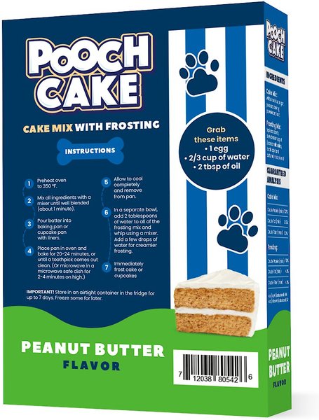 Pooch Cake Basic Starter Peanut Butter Cake Mix & Cake Mold Kit Dog Birthday Cake, 9-oz box