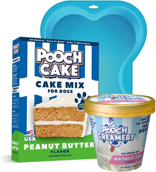 POOCH CAKE Basic Starter Plus Peanut Butter Cake Mix with Cake