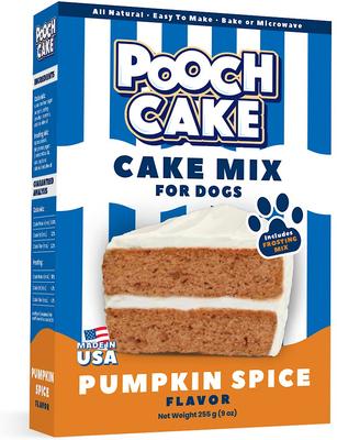 Show full view: Pooch Cake Basic Starter Pumpkin Cake Mix & Cake Mold Kit Dog Birthday Cake, 9-oz box slide 3 of 5