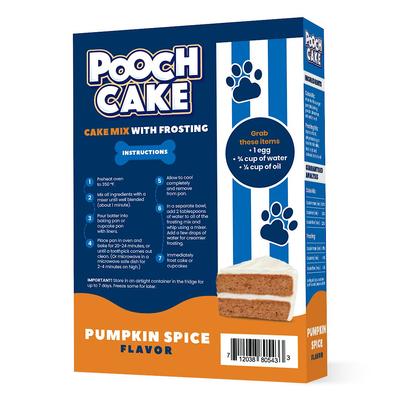 Show full view: Pooch Cake Basic Starter Pumpkin Cake Mix & Cake Mold Kit Dog Birthday Cake, 9-oz box slide 4 of 5
