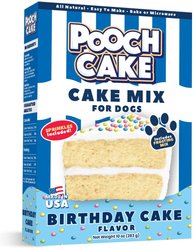 Pooch Cake Birthday Cake Mix with Frosting & Sprinkles Dog Birthday Cake, 10-oz box