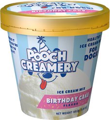Pooch Creamery Birthday Cake Flavor Ice Cream Mix Dog Treat, 5.25-oz cup