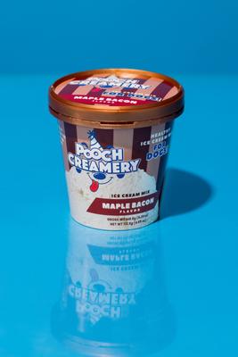 Show full view: Pooch Creamery Maple Bacon Flavor Ice Cream Mix Dog Treat, 5.25-oz carton slide 4 of 6
