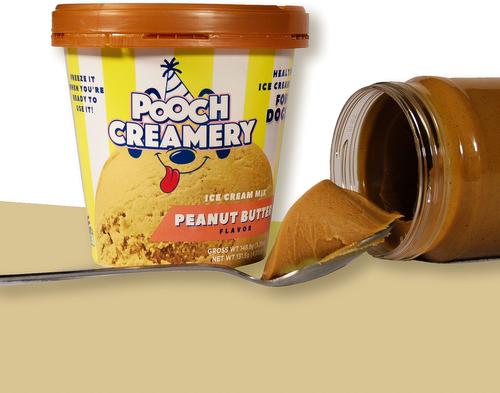 Show full view: Pooch Creamery Peanut Butter Flavor Ice Cream Mix Dog Treat, 5.25-oz cup slide 8 of 10