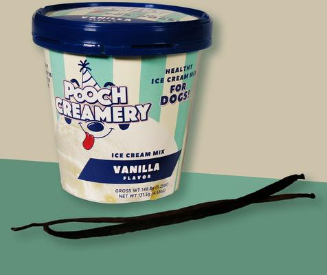 Show full view: Pooch Creamery Vanilla Flavor Ice Cream Mix Dog Treat, 5.25-oz cup slide 8 of 9