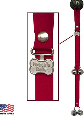 Show full view: PoochieBells The Original Dog Training Potty Doorbell, Cherry Red slide 2 of 7