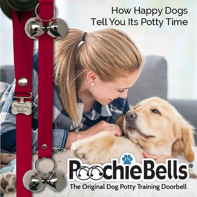 Show full view: PoochieBells The Original Dog Training Potty Doorbell, Cherry Red slide 5 of 7