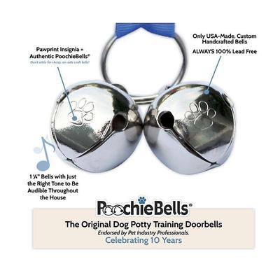 Show full view: PoochieBells The Original Dog Training Potty Doorbell, Signature Tracks slide 4 of 8