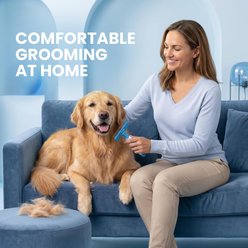 POODLIE Poodle Pet Dog Grooming Rake, Blue slide 2 of 9
