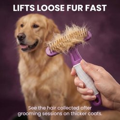 POODLIE Poodle Pet Dog Grooming Rake, Purple slide 2 of 9