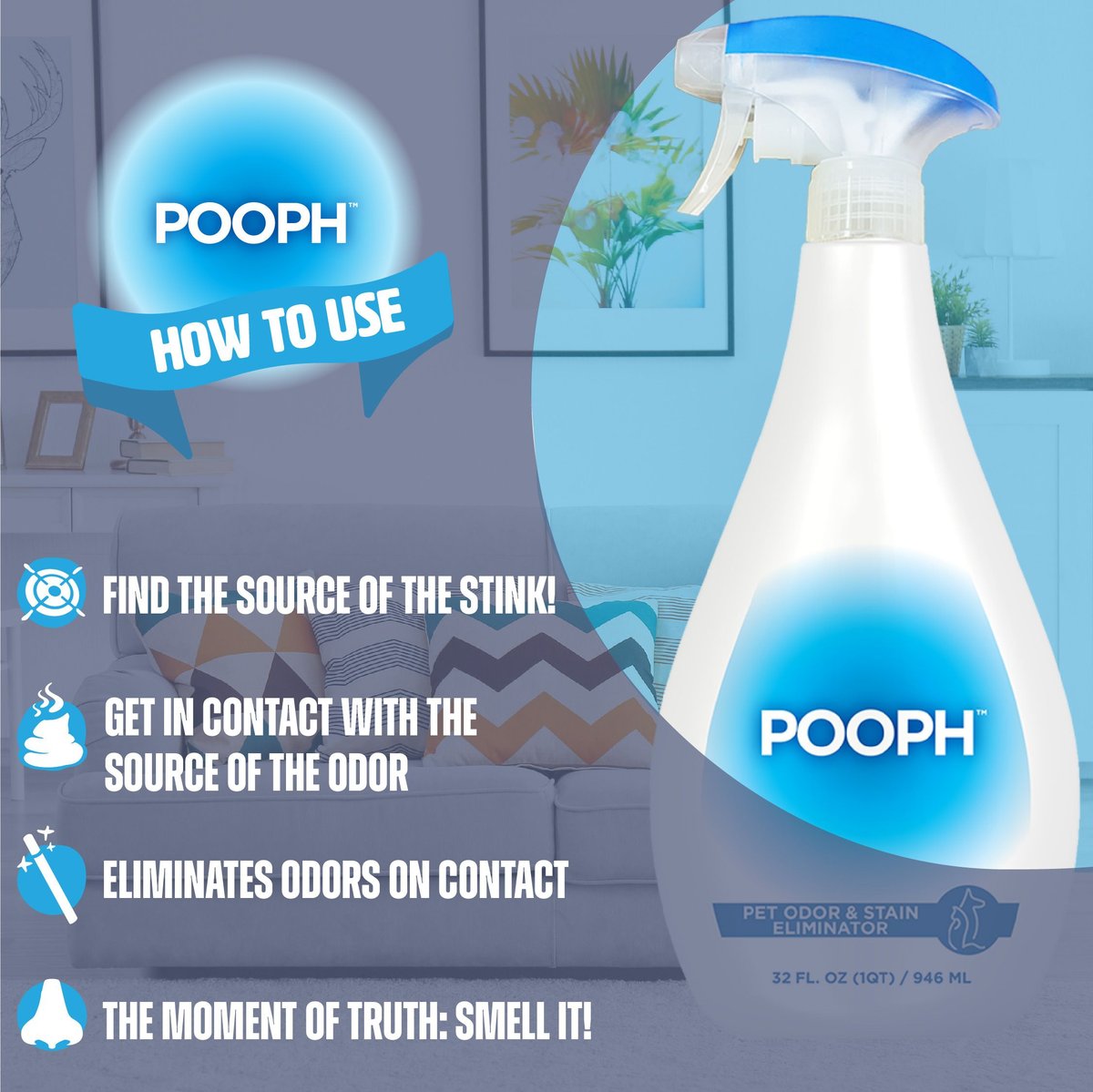 What Are The Ingredients In Pooph POOPH Cat & Dog Odor & Stain Eliminator, 32-fl oz bottle - Chewy.com