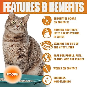 POOPH Kitty Litterizer Litter Box Saver Cat Deodorizer, 16-fl oz bottle