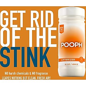 POOPH Kitty Litterizer Litter Box Saver Cat Deodorizer, 16-fl oz bottle
