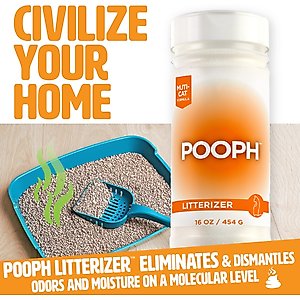 POOPH Kitty Litterizer Litter Box Saver Cat Deodorizer, 16-fl oz bottle