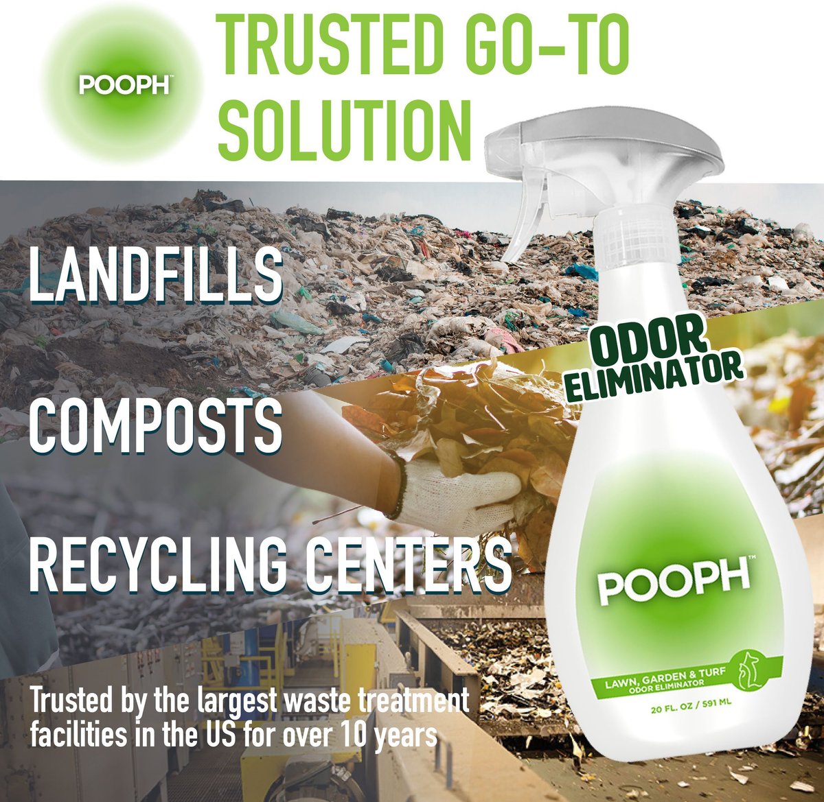 POOPH Lawn, Garden & Turf Cat & Dog Odor & Stain Eliminator