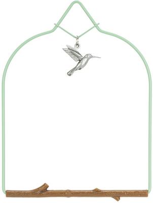 Show full view: Pop's Birding Charm Hummingbird Swing, Vintage Copper slide 1 of 10