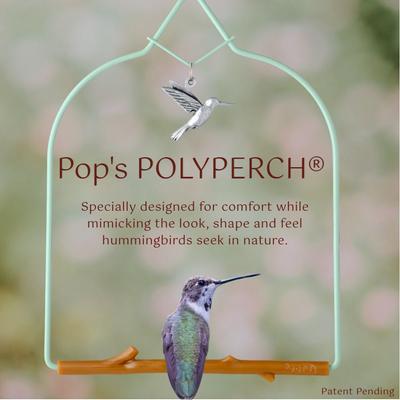 Show full view: Pop's Birding Charm Hummingbird Swing, Vintage Copper slide 4 of 10