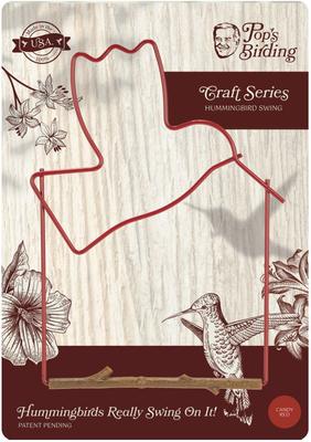 Show full view: Pop's Birding Craft Hummingbird Swing, Red Hummingbird slide 2 of 9