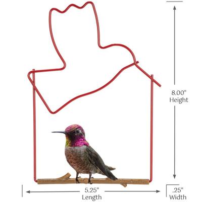 Show full view: Pop's Birding Craft Hummingbird Swing, Red Hummingbird slide 5 of 9