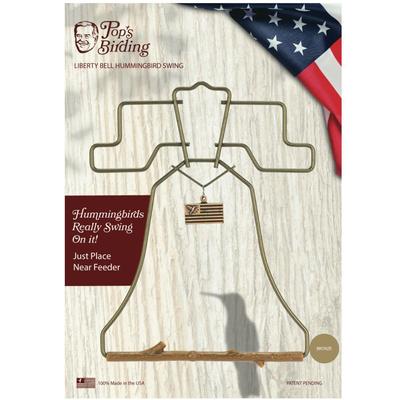 Show full view: Pop's Birding Liberty Hummingbird Swing, Bronze slide 3 of 10