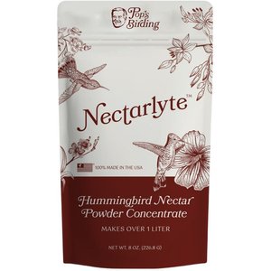 Pop's Birding Nectarlyte Nectar Powder Concentrate Hummingbird Food, 8-oz bag