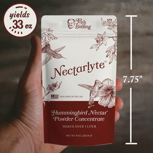 Pop's Birding Nectarlyte Nectar Powder Concentrate Hummingbird Food, 8-oz bag
