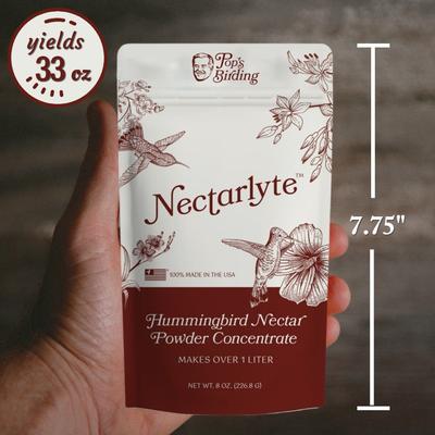 Show full view: Pop's Birding Nectarlyte Nectar Powder Concentrate Hummingbird Food, 8-oz bag slide 4 of 8
