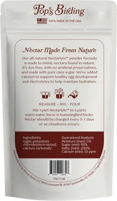 Show full view: Pop's Birding Nectarlyte Nectar Powder Concentrate Hummingbird Food, 8-oz bag slide 6 of 8