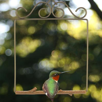 Show full view: Pop's Birding Original Hummingbird Swing, Bronze slide 2 of 10