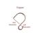 Show in main carousel: Pop's Birding Perfect Little Copper 'S' Hooks, 10 count slide 4 of 5