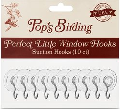 Pop's Birding Perfect Little Suction Hooks, 10 count