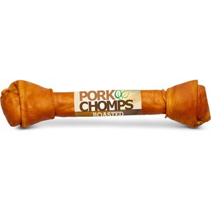 Pork Chomps 20-in Roasted Pork Skin Knot Chew Dog Treat, 1 count