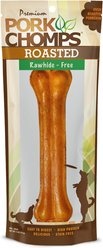 Pork Chomps 7-in Roasted Pressed Pork Skin Bones Chew Dog Treats, 1 count