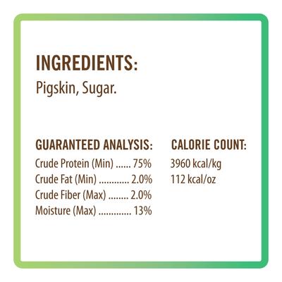 Show full view: Pork Chomps 7-in Roasted Pressed Pork Skin Bones Chew Dog Treats, 5 count slide 4 of 7