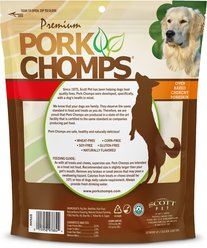 Pork Chomps Assorted Flavors Crunchy Bone Dog Treats, 12 count bag slide 2 of 7