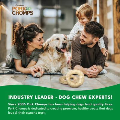 Show full view: Pork Chomps Baked Donut Dog Treat, 6-in slide 8 of 10