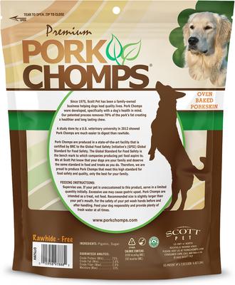 Show full view: Pork Chomps Baked Knotz Dog Treats, 10 - 11 in, 4 count slide 3 of 9