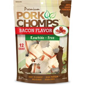 Pork Chomps Baked Knotz Dog Treats, 6 - 7 in, 8 count