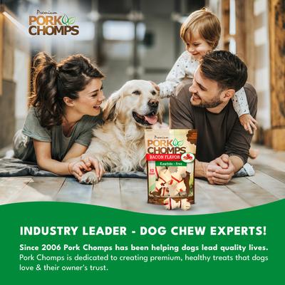 Show full view: Pork Chomps Baked Knotz Dog Treats, 6 - 7 in, 8 count slide 8 of 11